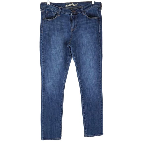 Old Navy Sweetheart Jeans Womens Size 12 Reg Tapered Leg - Picture 3 of 10